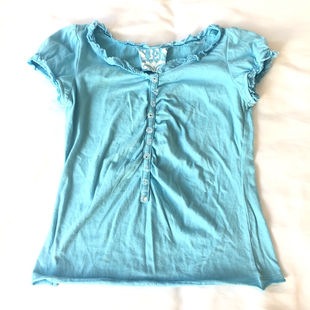 Yes brand super soft turquoise T-shirt